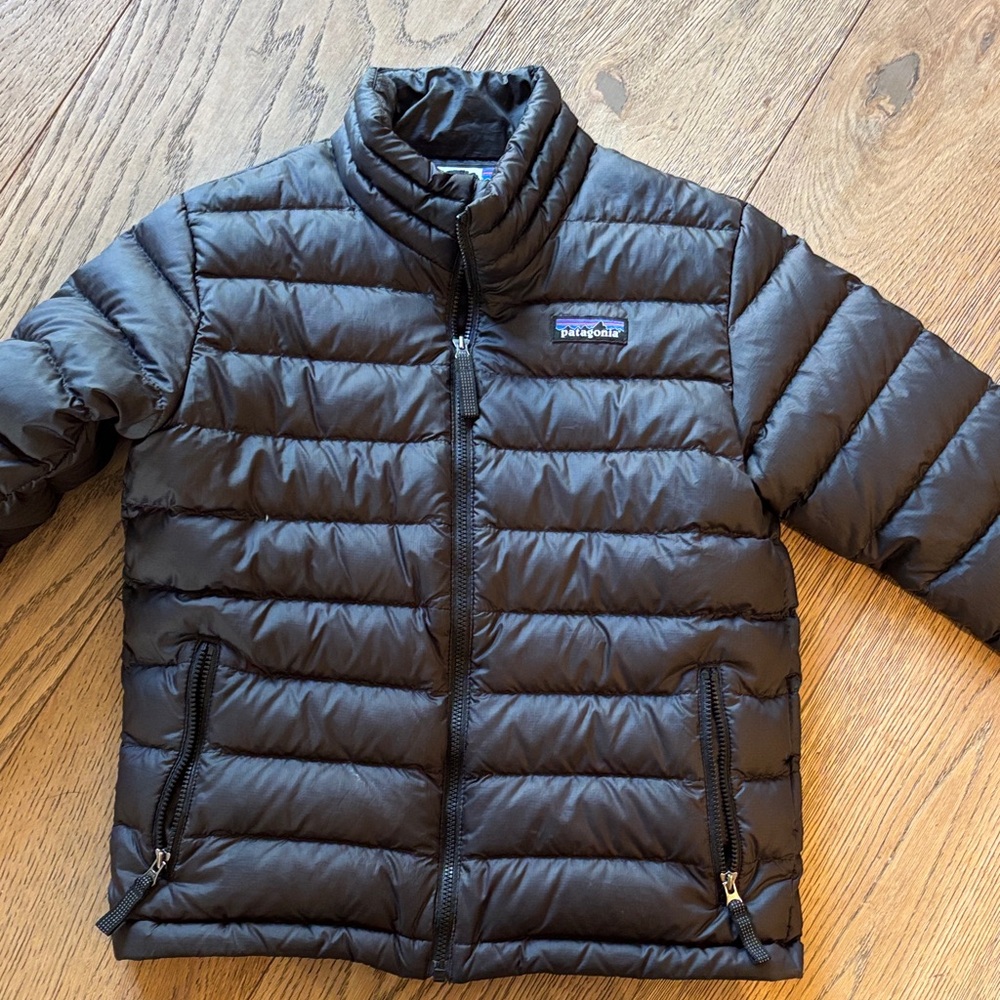 Kids Patagonia Black Puffer Jacket